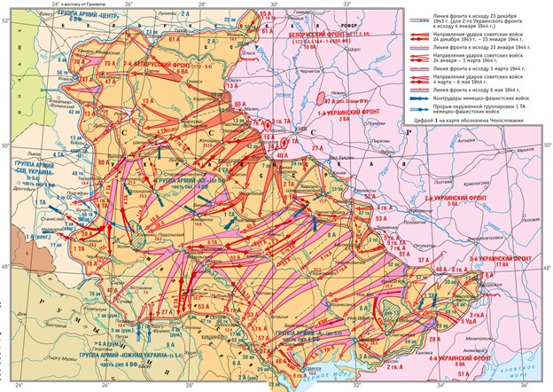 Освобождение Украины, 1943 – 1944 гг.
